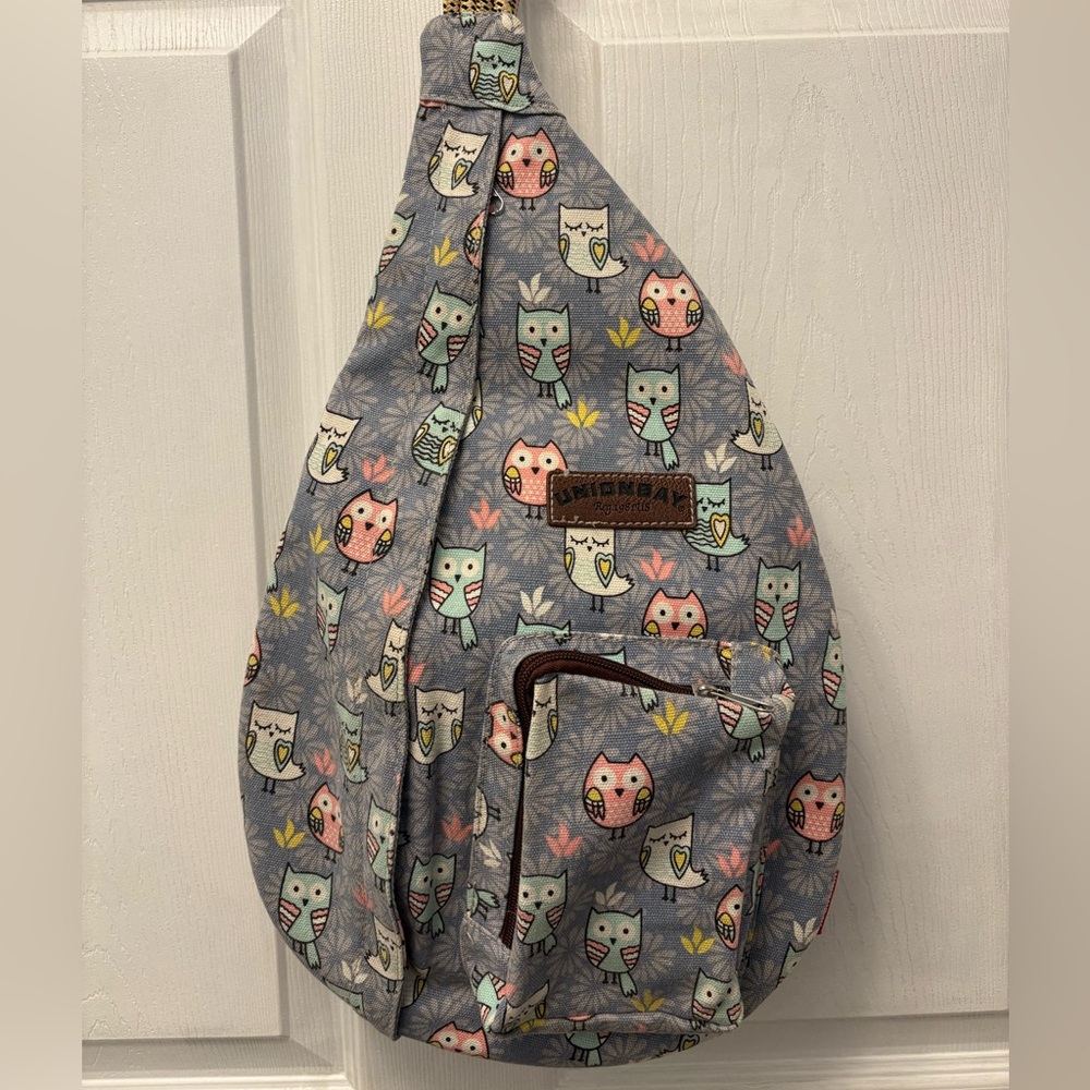 UNIONBAY owl sling bag crossbody with adjustable strap